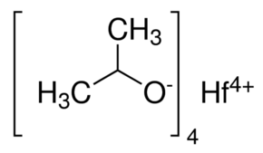 Hafnium isopropoxide isopropanol adduct Chemical Structure